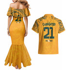 Ellie Carpenter Australian Matildas Couples Matching Mermaid Dress and Hawaiian Shirt