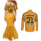 Ellie Carpenter Australian Matildas Couples Matching Mermaid Dress and Long Sleeve Button Shirt