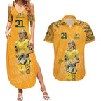 Ellie Carpenter Australian Matildas Couples Matching Summer Maxi Dress and Hawaiian Shirt