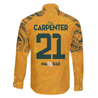 Ellie Carpenter Australian Matildas Family Matching Puletasi and Hawaiian Shirt