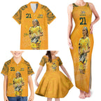 Ellie Carpenter Australian Matildas Family Matching Tank Maxi Dress and Hawaiian Shirt