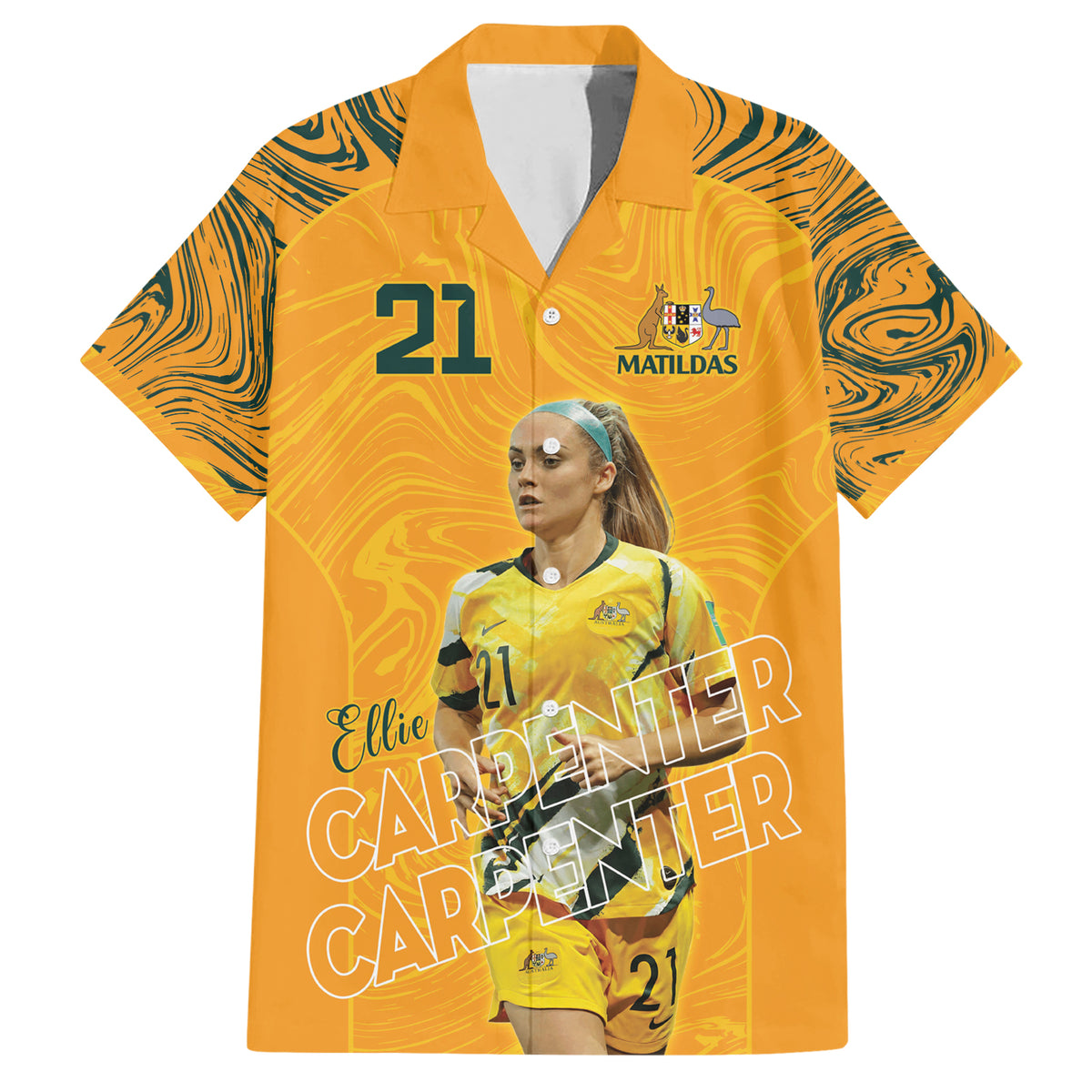 Ellie Carpenter Australian Matildas Hawaiian Shirt