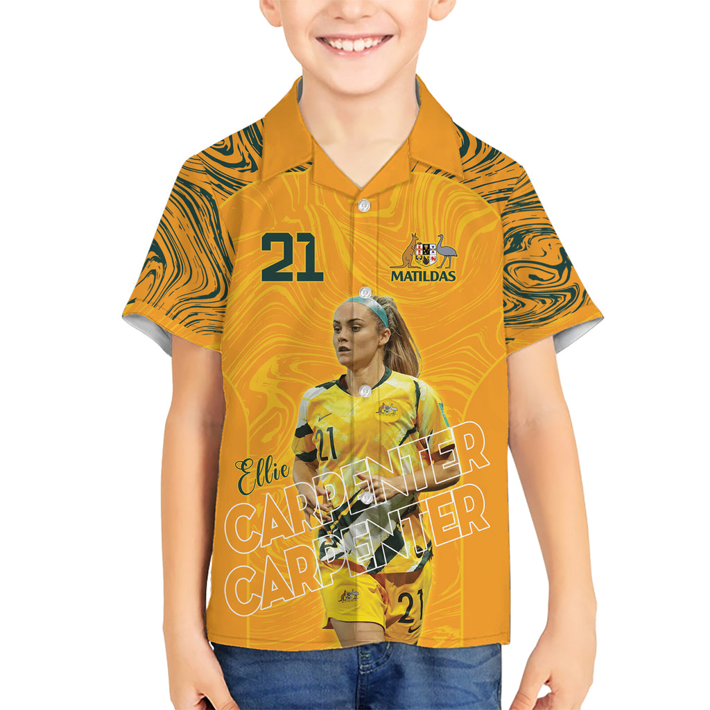 Ellie Carpenter Australian Matildas Kid Hawaiian Shirt