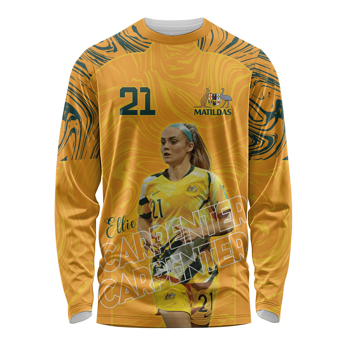 Ellie Carpenter Australian Matildas Long Sleeve Shirt