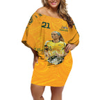 Ellie Carpenter Australian Matildas Off Shoulder Short Dress