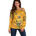 Ellie Carpenter Australian Matildas Off Shoulder Sweater