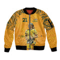 Ellie Carpenter Australian Matildas Sleeve Zip Bomber Jacket