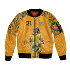 Ellie Carpenter Australian Matildas Sleeve Zip Bomber Jacket