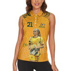 Ellie Carpenter Australian Matildas Women Sleeveless Polo Shirt
