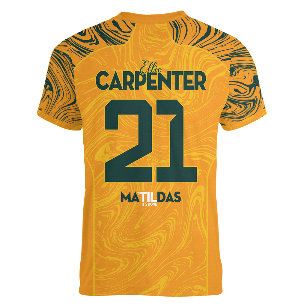 Ellie Carpenter Australian Matildas Women V-Neck T-Shirt