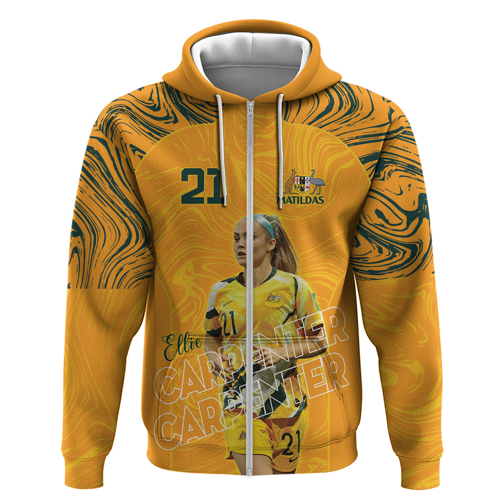 Ellie Carpenter Australian Matildas Zip Hoodie