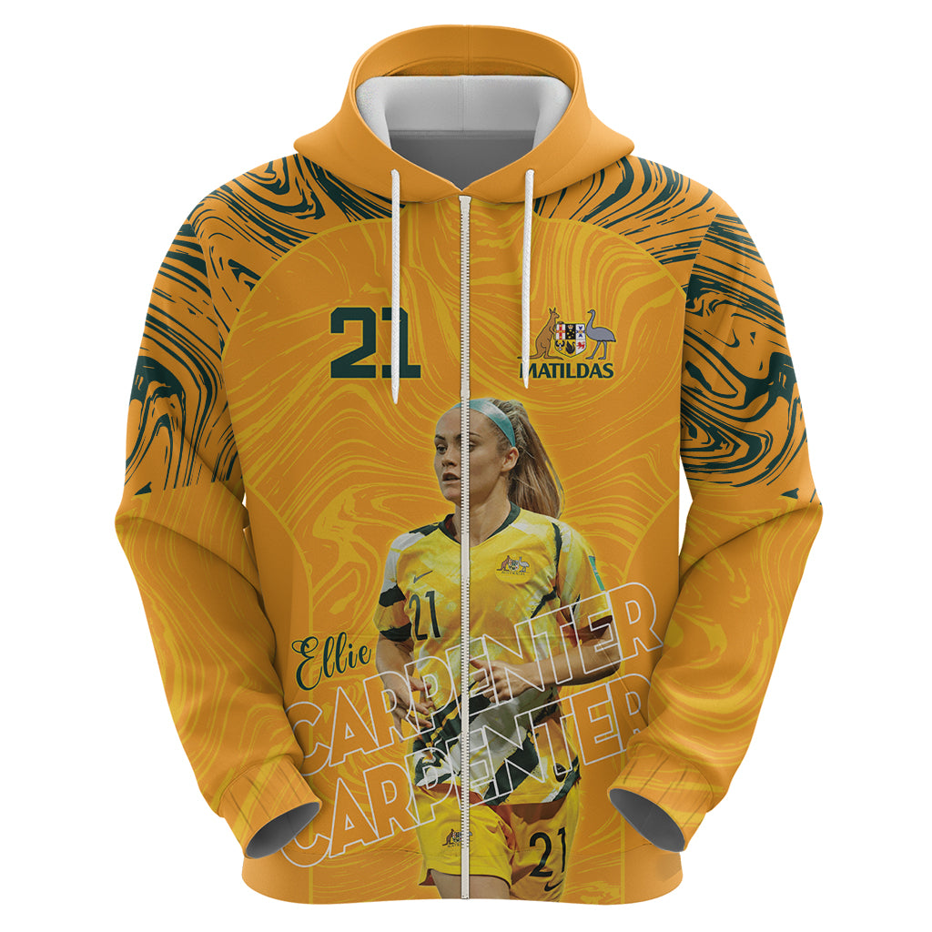 Ellie Carpenter Australian Matildas Zip Hoodie