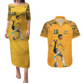 Hayley Raso Australia Matildas Couples Matching Puletasi and Hawaiian Shirt