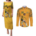 Hayley Raso Australia Matildas Couples Matching Puletasi and Long Sleeve Button Shirt