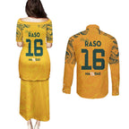 Hayley Raso Australia Matildas Couples Matching Puletasi and Long Sleeve Button Shirt
