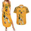 Hayley Raso Australia Matildas Couples Matching Summer Maxi Dress and Hawaiian Shirt