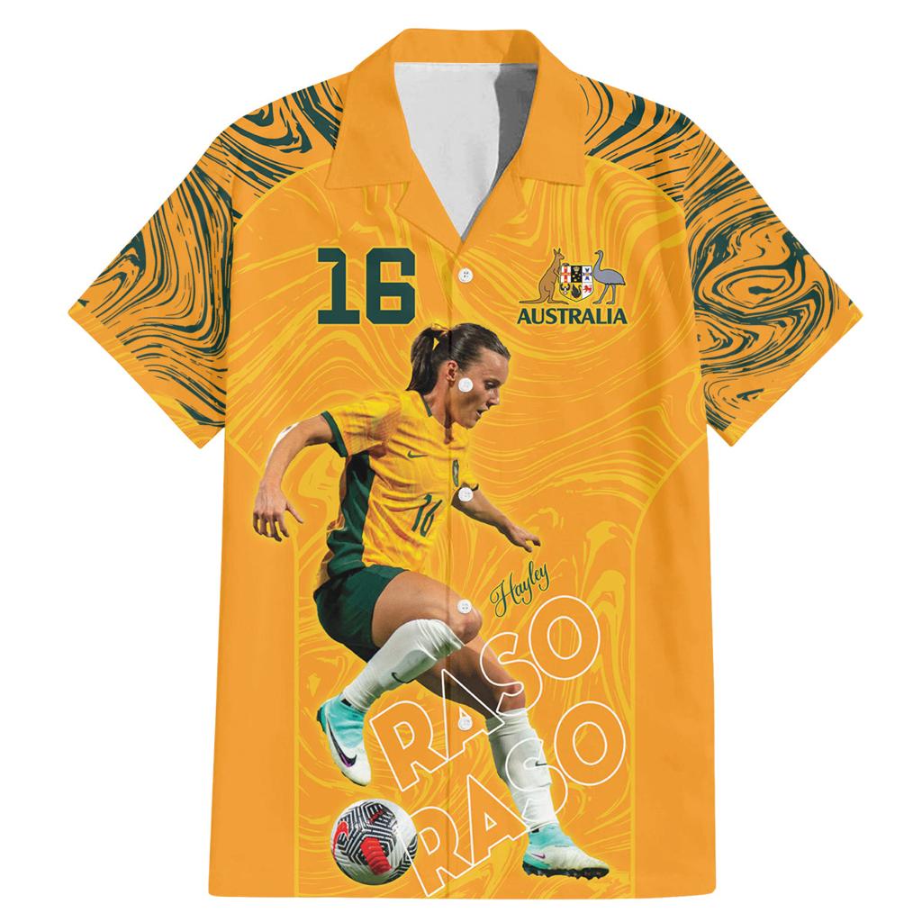 Hayley Raso Australia Matildas Family Matching Mermaid Dress and Hawaiian Shirt