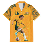 Hayley Raso Australia Matildas Family Matching Mermaid Dress and Hawaiian Shirt