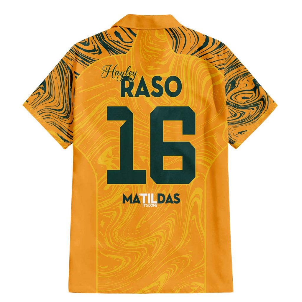 Hayley Raso Australia Matildas Family Matching Mermaid Dress and Hawaiian Shirt