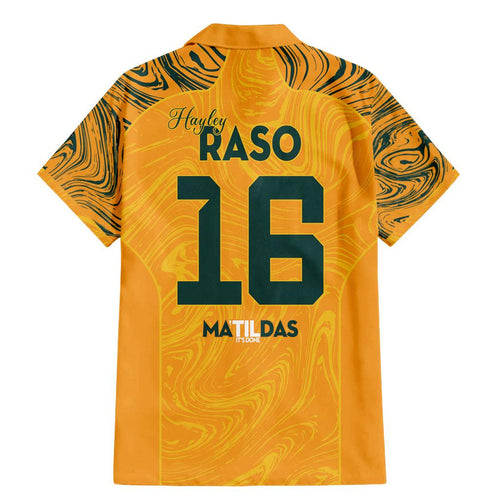 Hayley Raso Australia Matildas Family Matching Mermaid Dress and Hawaiian Shirt