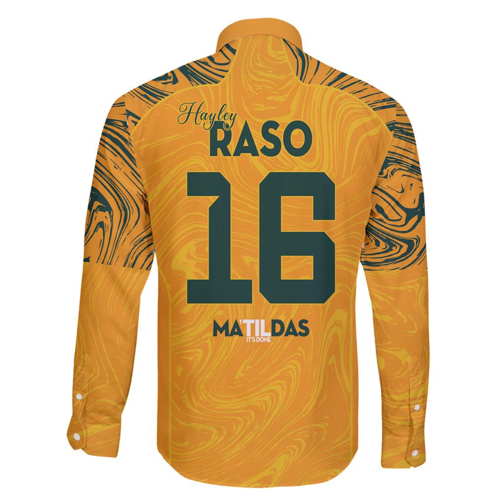 Hayley Raso Australia Matildas Family Matching Puletasi and Hawaiian Shirt