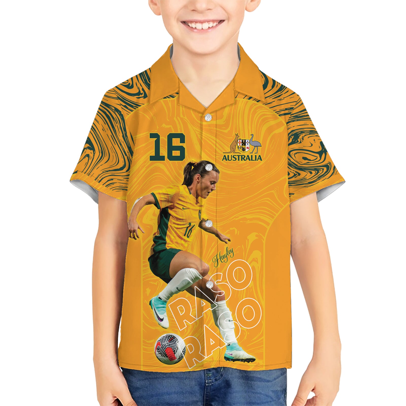 Hayley Raso Australia Matildas Hawaiian Shirt