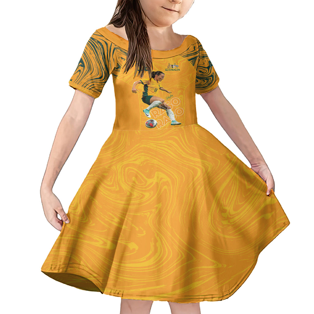 Hayley Raso Australia Matildas Kid Short Sleeve Dress