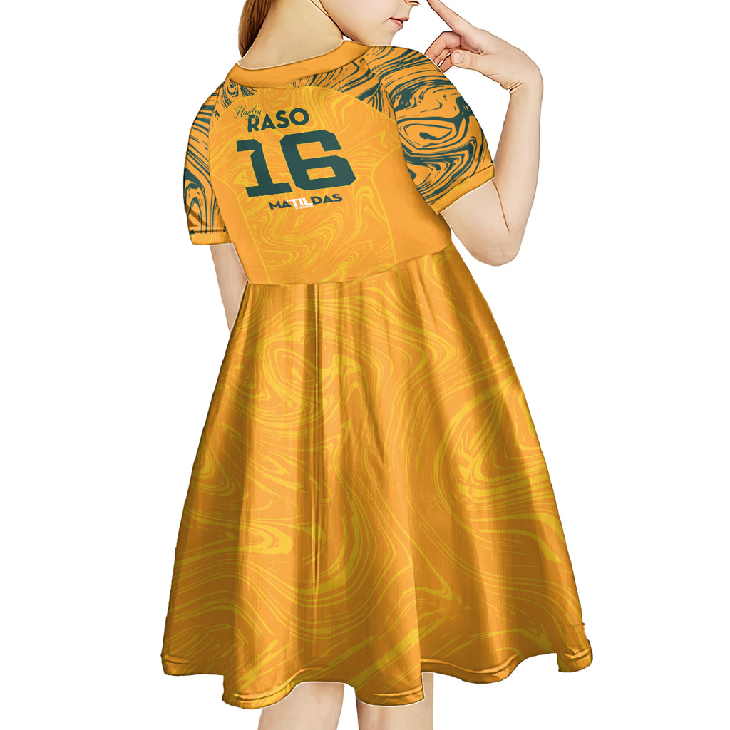 Hayley Raso Australia Matildas Kid Short Sleeve Dress