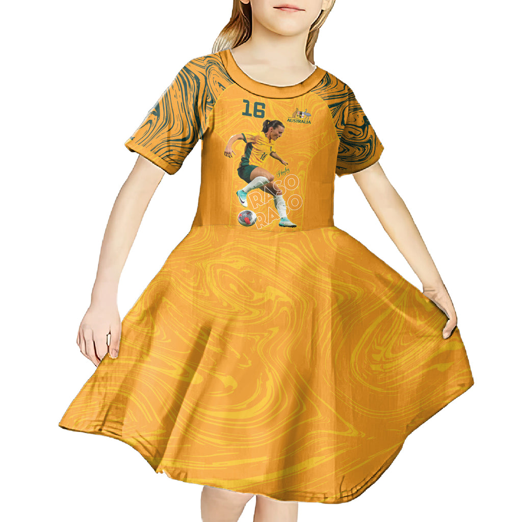 Hayley Raso Australia Matildas Kid Short Sleeve Dress