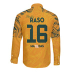 Hayley Raso Australia Matildas Long Sleeve Button Shirt
