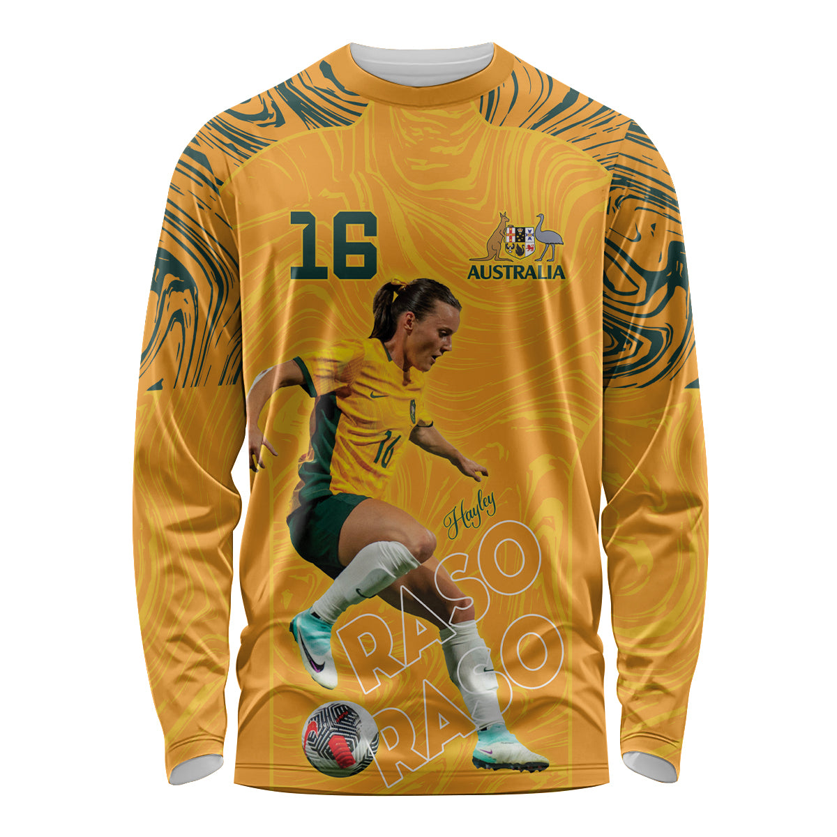 Hayley Raso Australia Matildas Long Sleeve Shirt