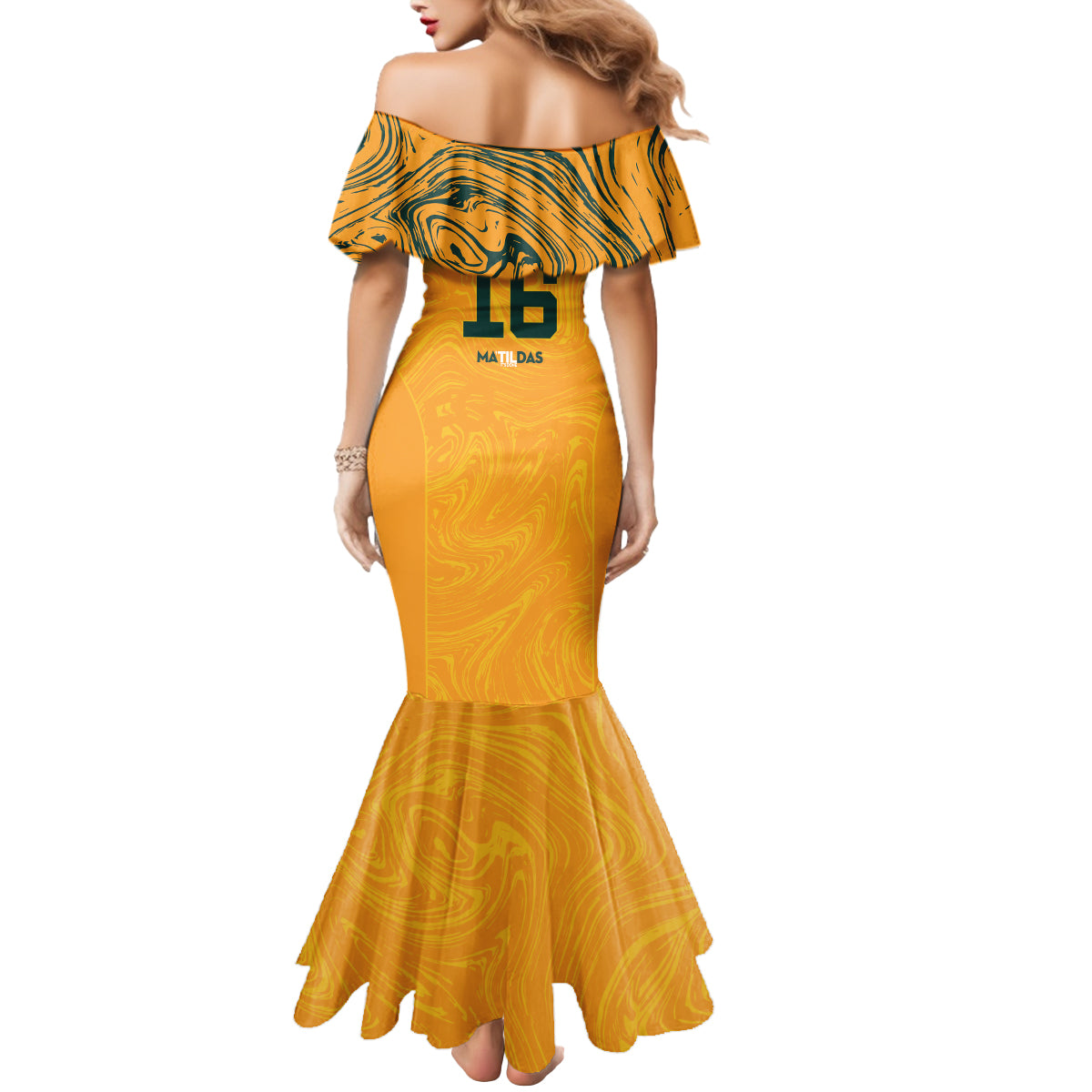 Hayley Raso Australia Matildas Mermaid Dress