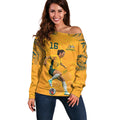 Hayley Raso Australia Matildas Off Shoulder Sweater