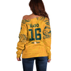 Hayley Raso Australia Matildas Off Shoulder Sweater
