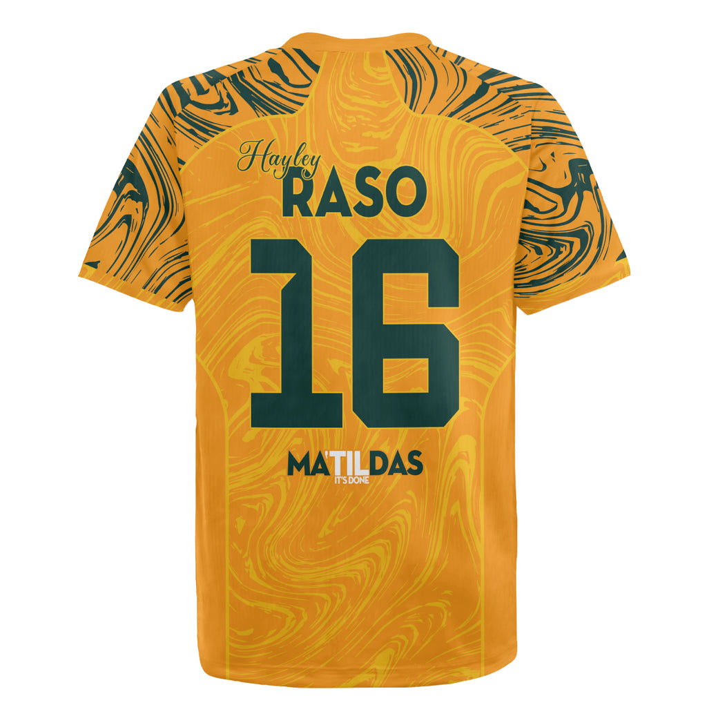 Hayley Raso Australia Matildas Rugby Jersey