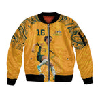 Hayley Raso Australia Matildas Sleeve Zip Bomber Jacket
