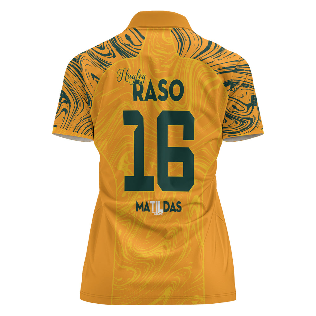 Hayley Raso Australia Matildas Women Polo Shirt