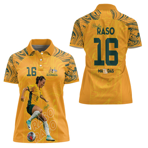Hayley Raso Australia Matildas Women Polo Shirt