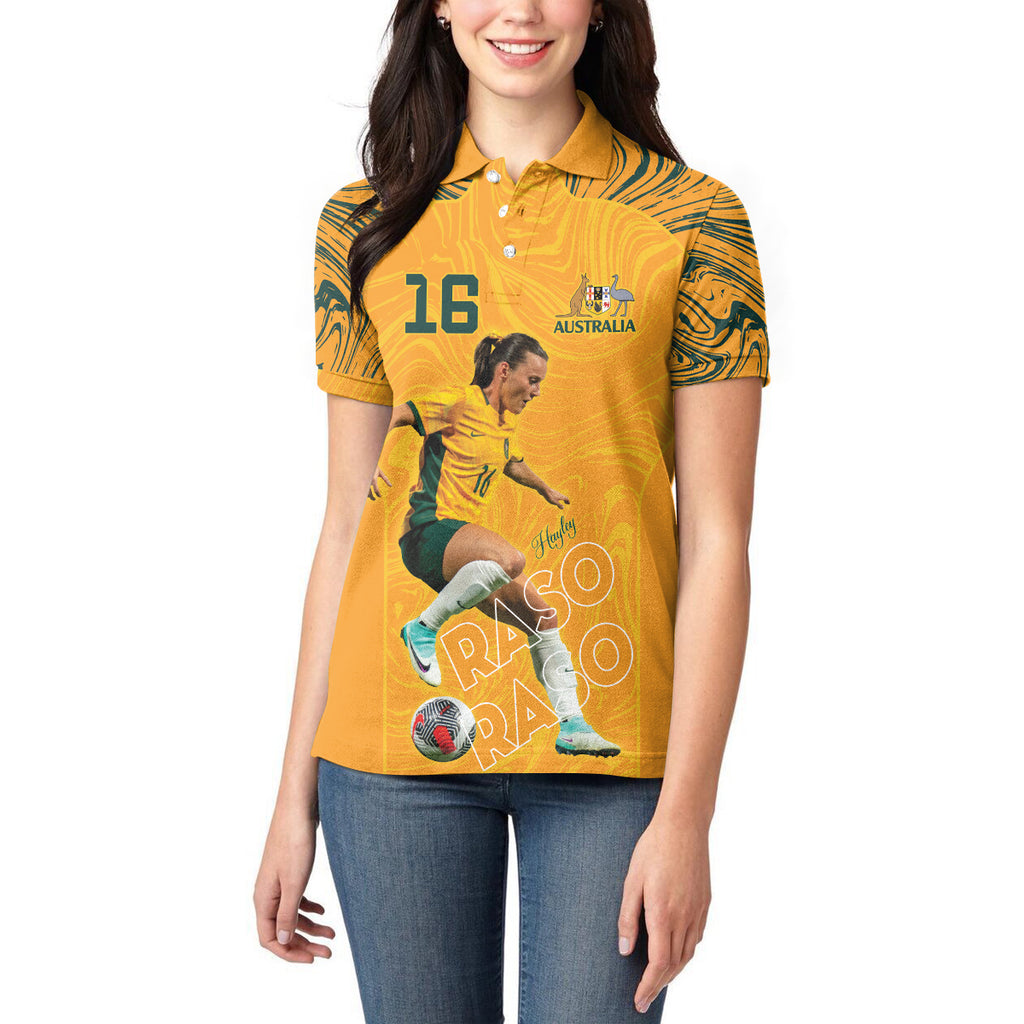 Hayley Raso Australia Matildas Women Polo Shirt