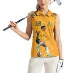 Hayley Raso Australia Matildas Women Sleeveless Polo Shirt