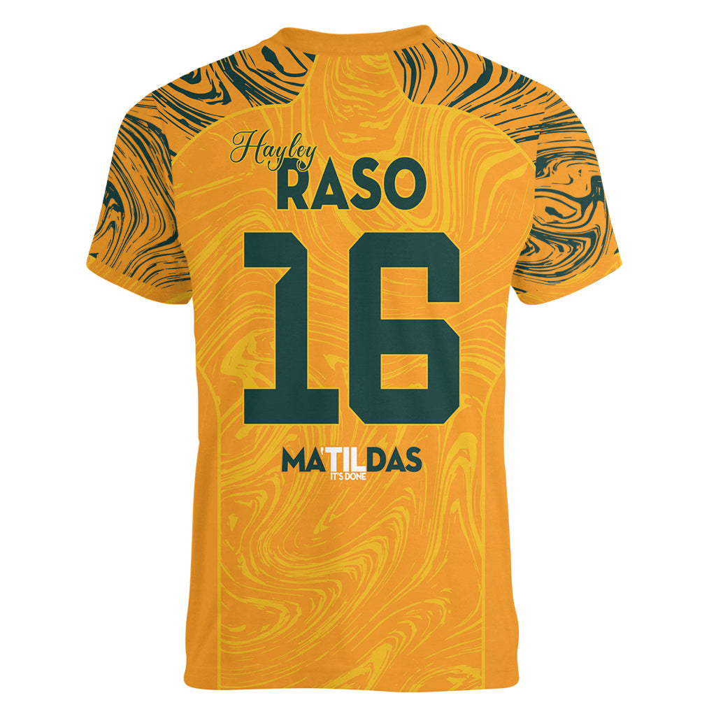 Hayley Raso Australia Matildas Women V-Neck T-Shirt