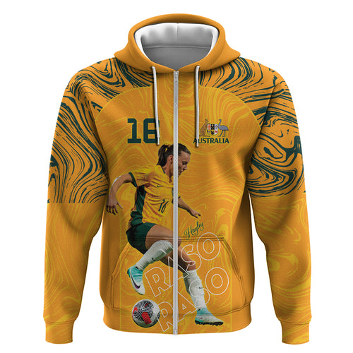 Hayley Raso Australia Matildas Zip Hoodie