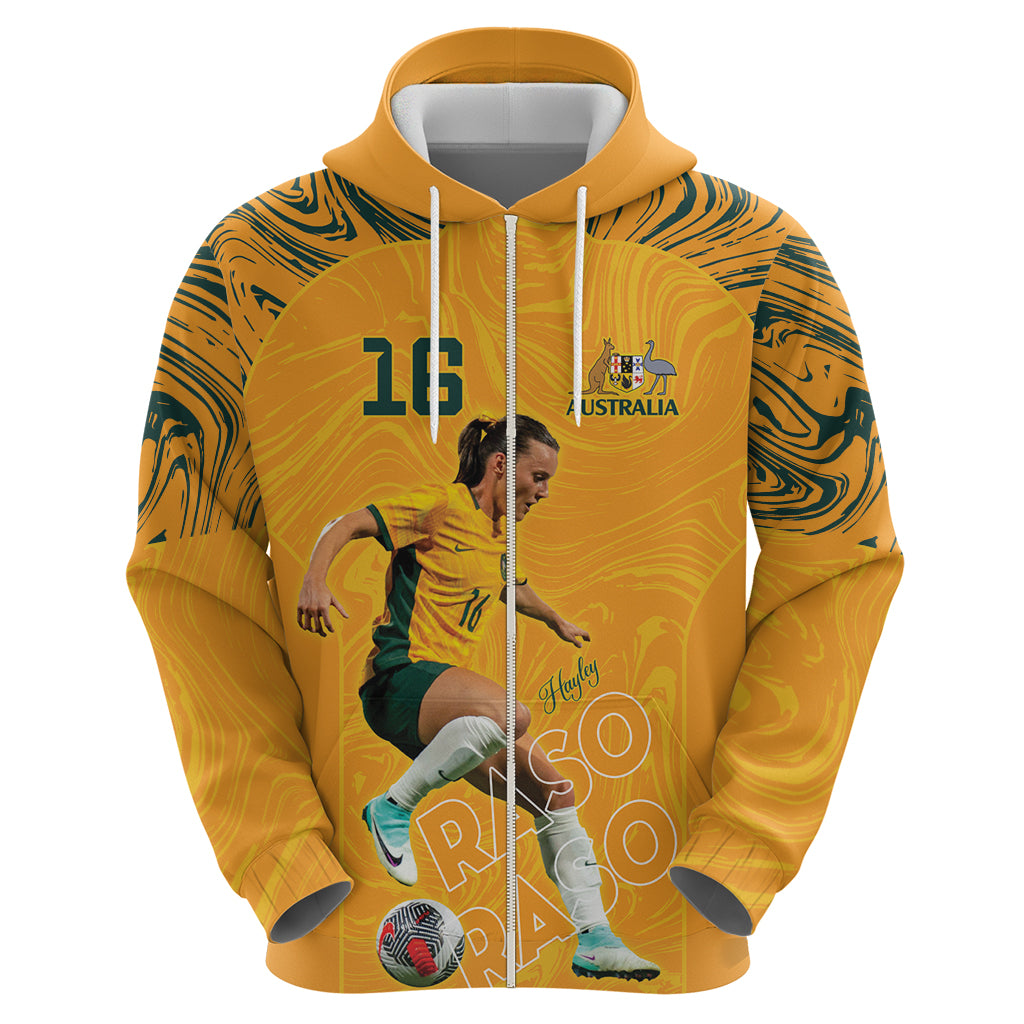 Hayley Raso Australia Matildas Zip Hoodie