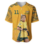 Mary Fowler Australian Matildas Baseball Jersey