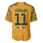 Mary Fowler Australian Matildas Baseball Jersey