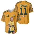 Mary Fowler Australian Matildas Baseball Jersey