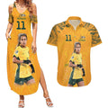 Mary Fowler Australian Matildas Couples Matching Summer Maxi Dress and Hawaiian Shirt