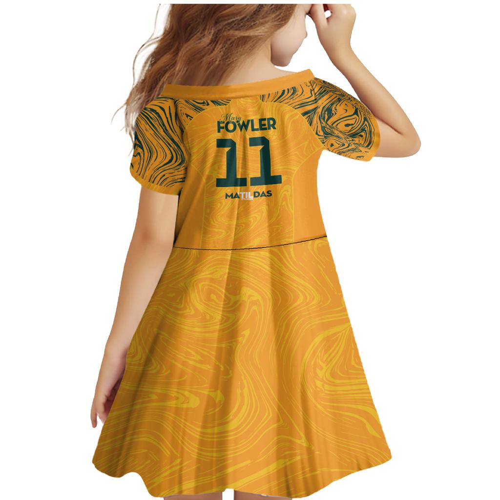 Mary Fowler Australian Matildas Family Matching Mermaid Dress and Hawaiian Shirt