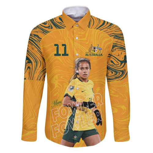 Mary Fowler Australian Matildas Family Matching Short Sleeve Bodycon Dress and Hawaiian Shirt