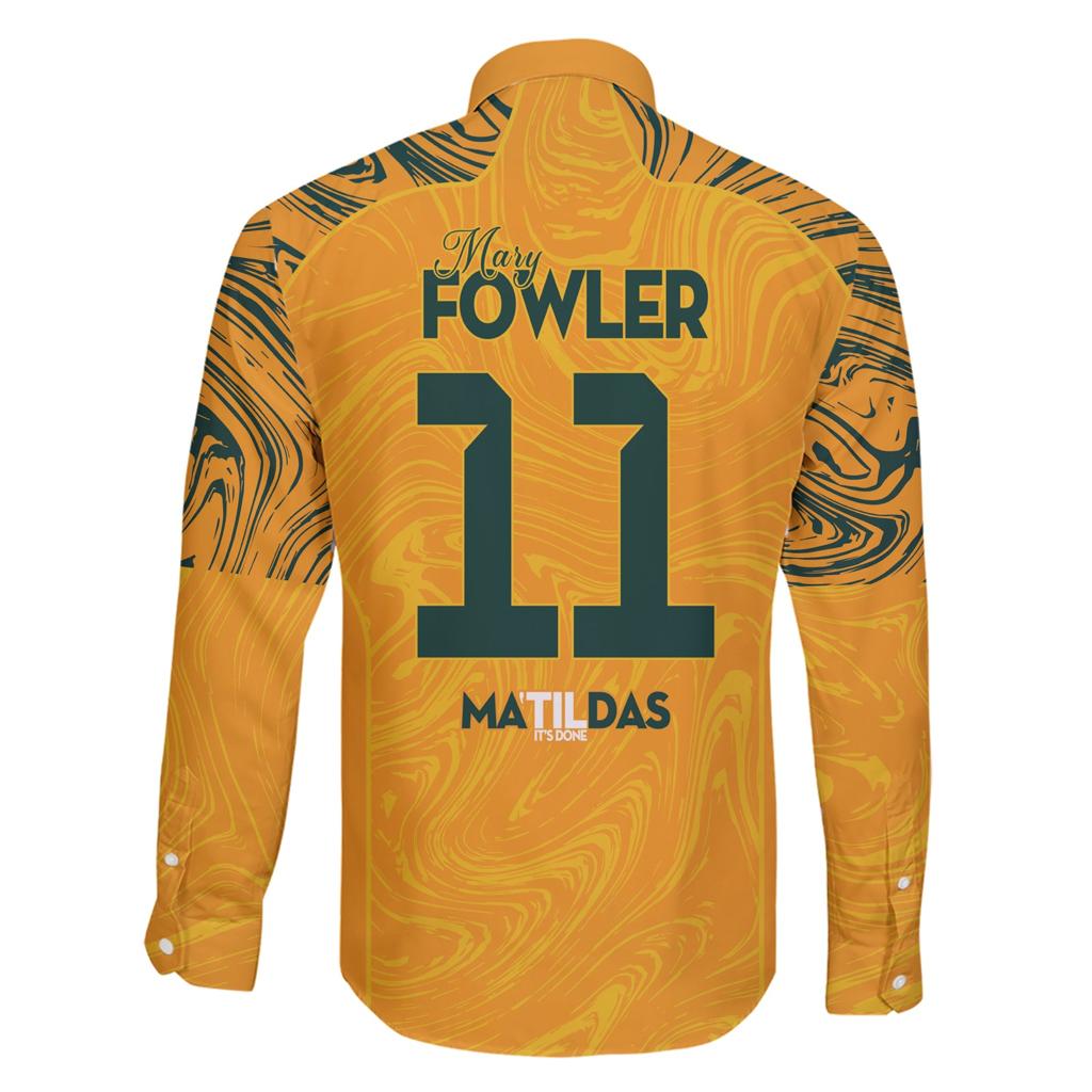 Mary Fowler Australian Matildas Family Matching Short Sleeve Bodycon Dress and Hawaiian Shirt